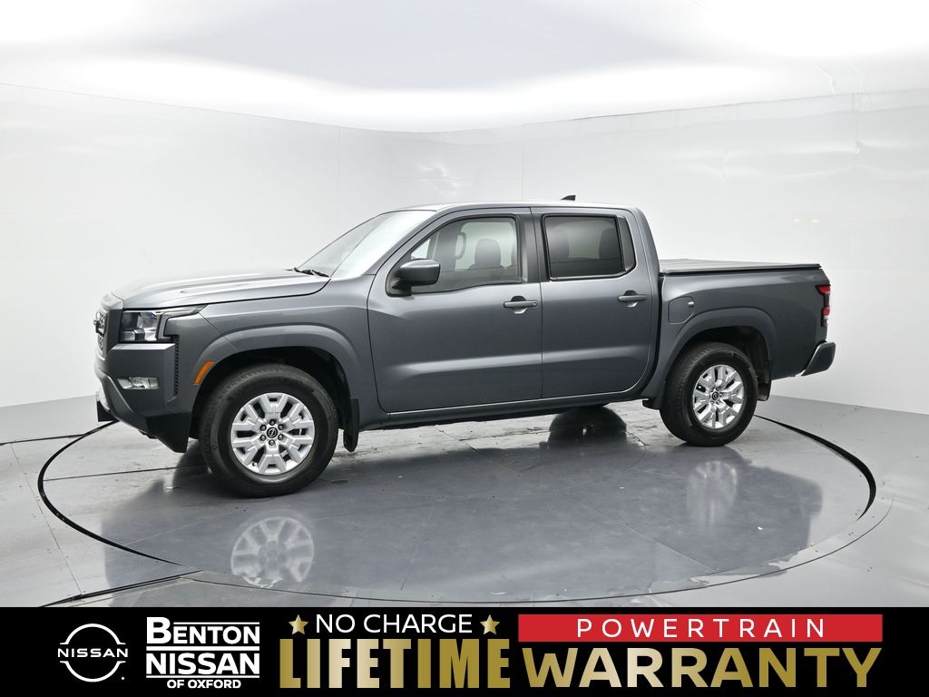 Gray (Gun Metallic) 2022 Nissan Frontier SV Crew Cab RWD Pickup Truck 4X2 9-Speed Automatic