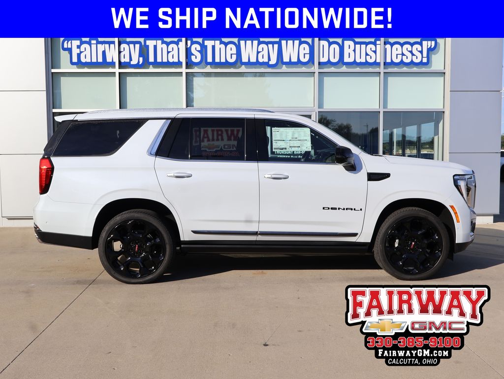 Glacier White Tricoat 2026 GMC Yukon SUV / Crossover Four-Wheel Drive