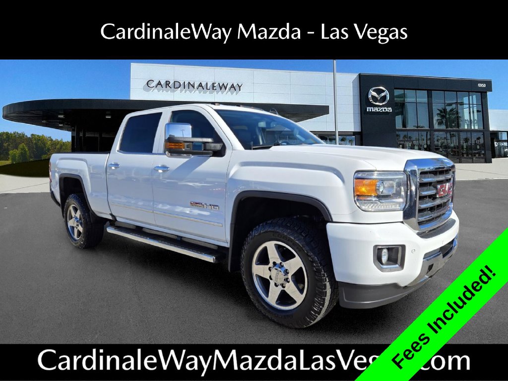 Summit White 2016 GMC Sierra 2500HD Pickup Truck Four-Wheel Drive 6-Speed Automatic Overdrive