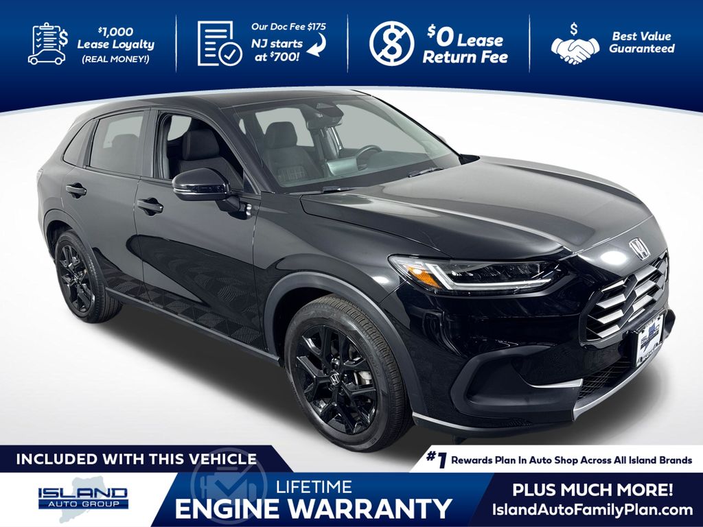 Black 2024 Honda HR-V Sport AWD SUV / Crossover All-Wheel Drive Continuously Variable Transmission