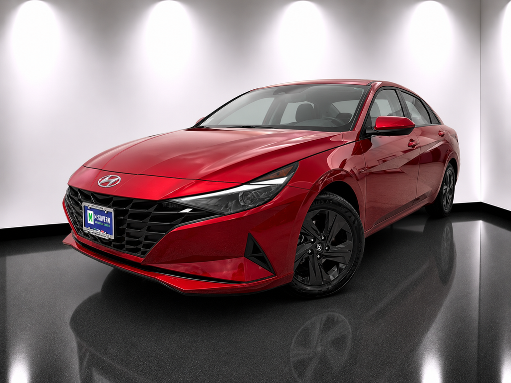 Ultimate Red 2023 Hyundai Elantra Sedan Front-Wheel Drive Continuously Variable Transmission