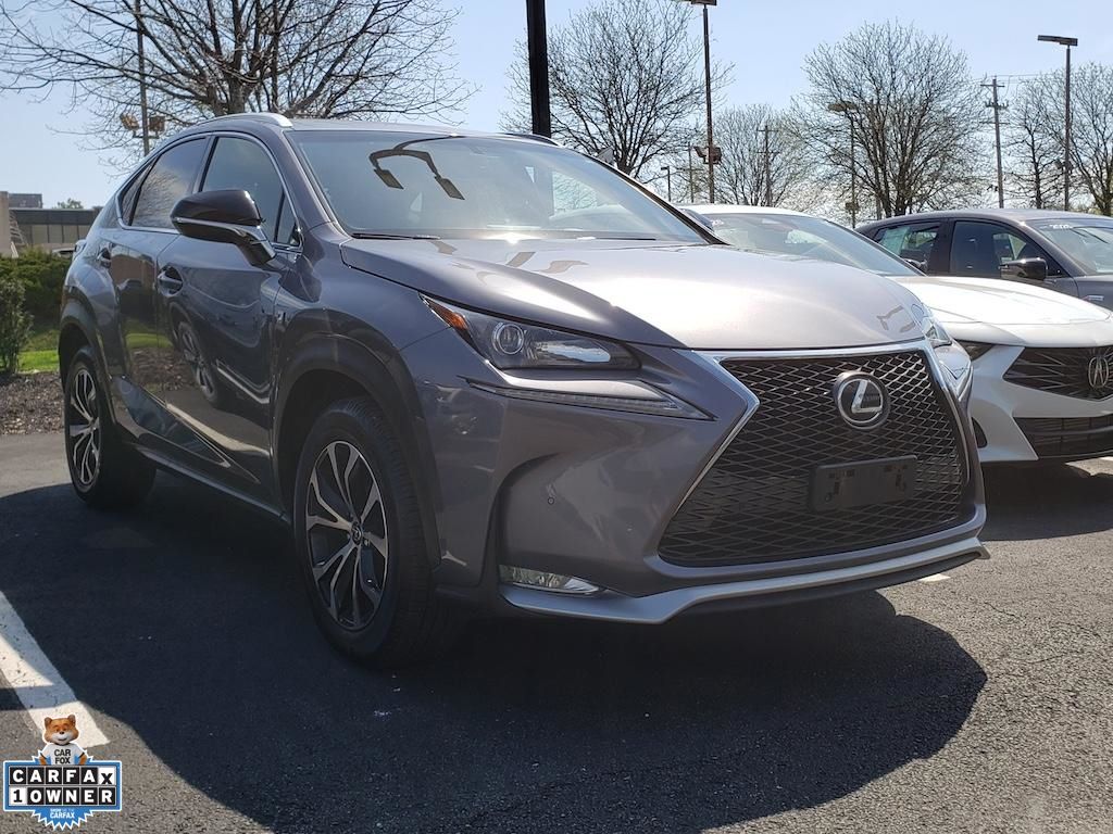 Nebula Gray Pearl 2016 Lexus NX 200t F Sport AWD SUV / Crossover All-Wheel Drive 6-Speed Automatic