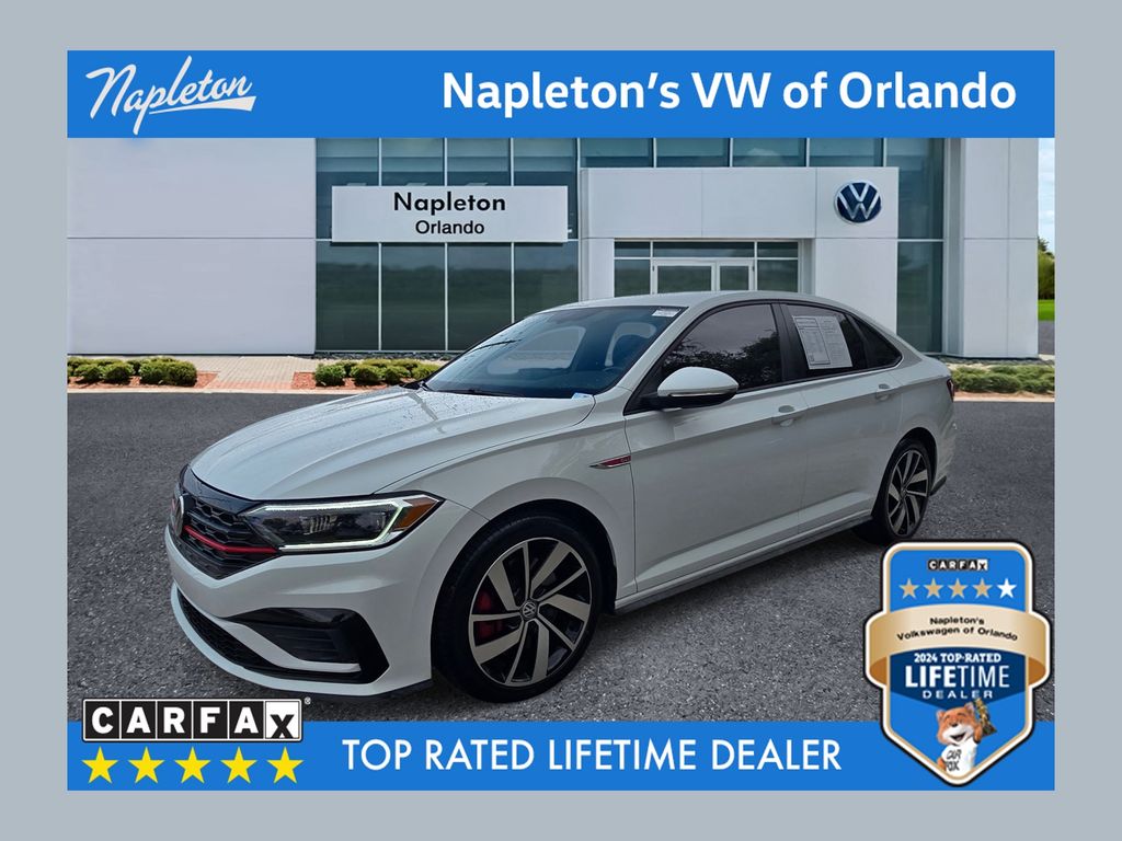 Pure White 2020 Volkswagen Jetta GLI S FWD Sedan Front-Wheel Drive 7-Speed Dual Clutch