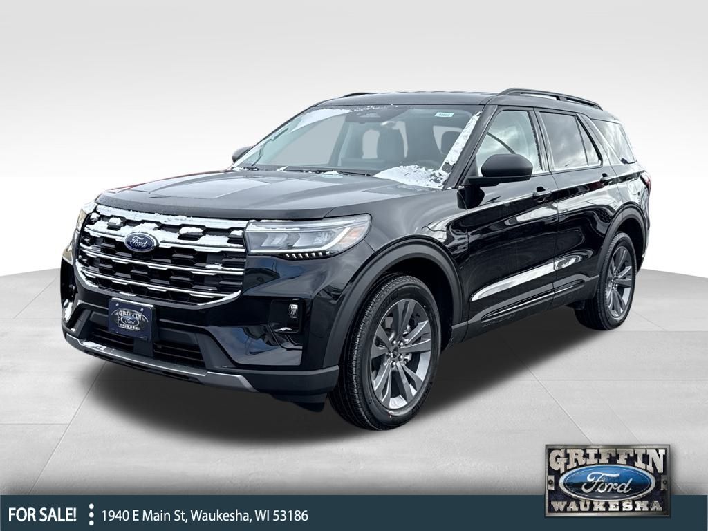 Agate Black Metallic 2026 Ford Explorer SUV / Crossover All-Wheel Drive Automatic