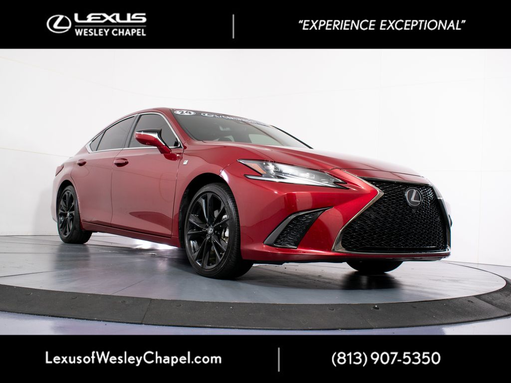 Matador Red Mica 2024 Lexus ES 350 F Sport Handling FWD Sedan Front-Wheel Drive 8-Speed Automatic
