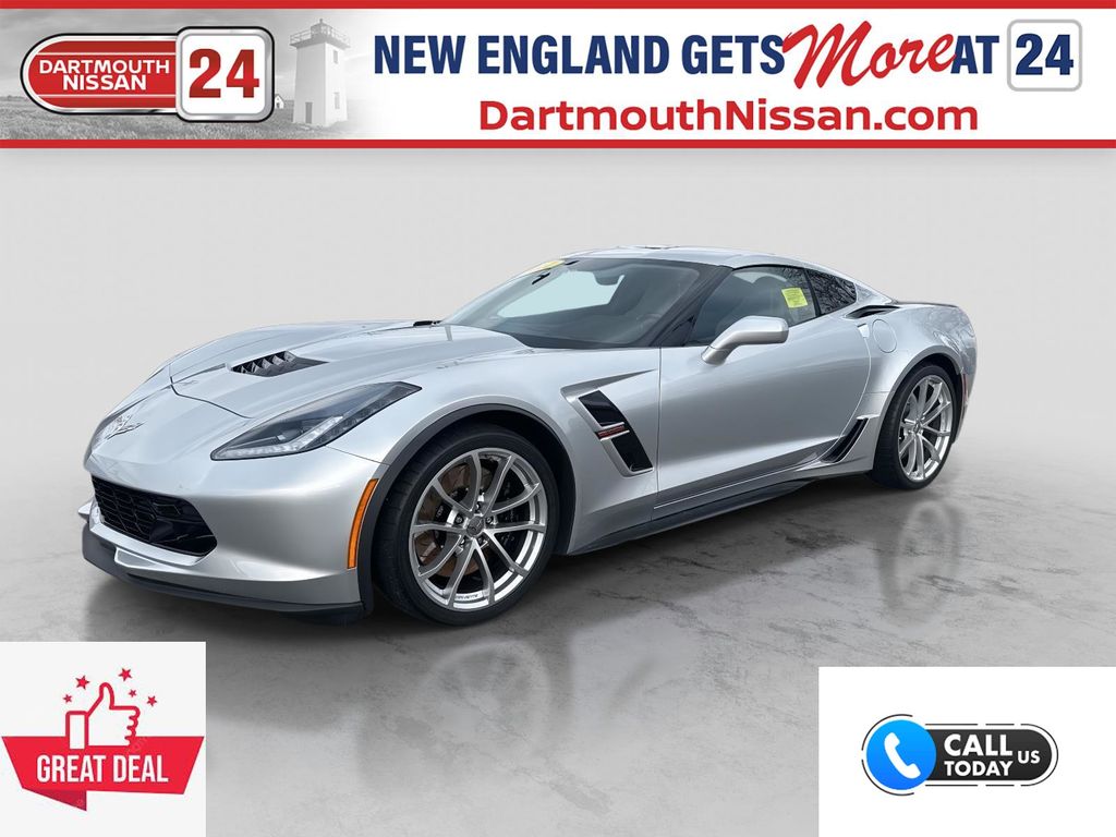 Blade Silver Metallic 2017 Chevrolet Corvette Grand Sport 3LT Coupe RWD Coupe Rear-Wheel Drive 8-Speed Automatic