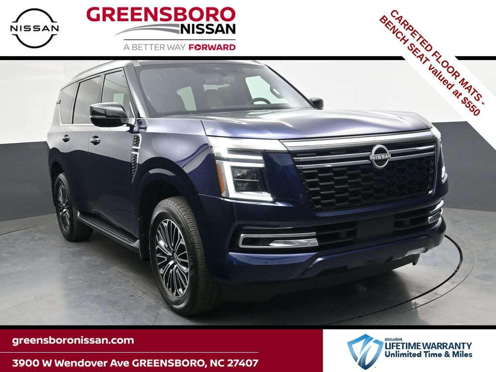 Deep Ocean Blue Pearl 2025 Nissan Armada SL 4WD SUV / Crossover Four-Wheel Drive 9-Speed Automatic