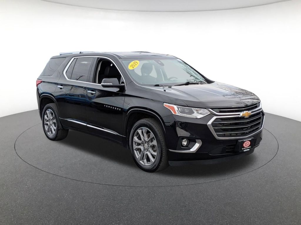 Mosaic Black Metallic 2019 Chevrolet Traverse Premier AWD SUV / Crossover Four-Wheel Drive 9-Speed Automatic