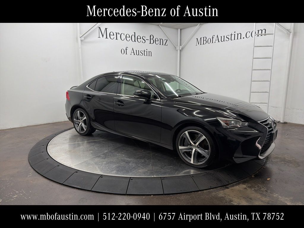 Black (Obsidian) 2017 Lexus IS 200t RWD Sedan Rear-Wheel Drive 8-Speed Automatic