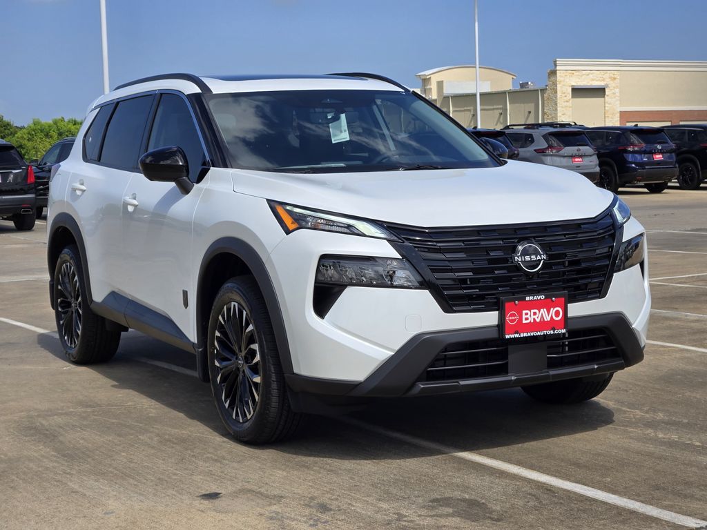 2026 Nissan Rogue Dark Armor White at Bravo Nissan
