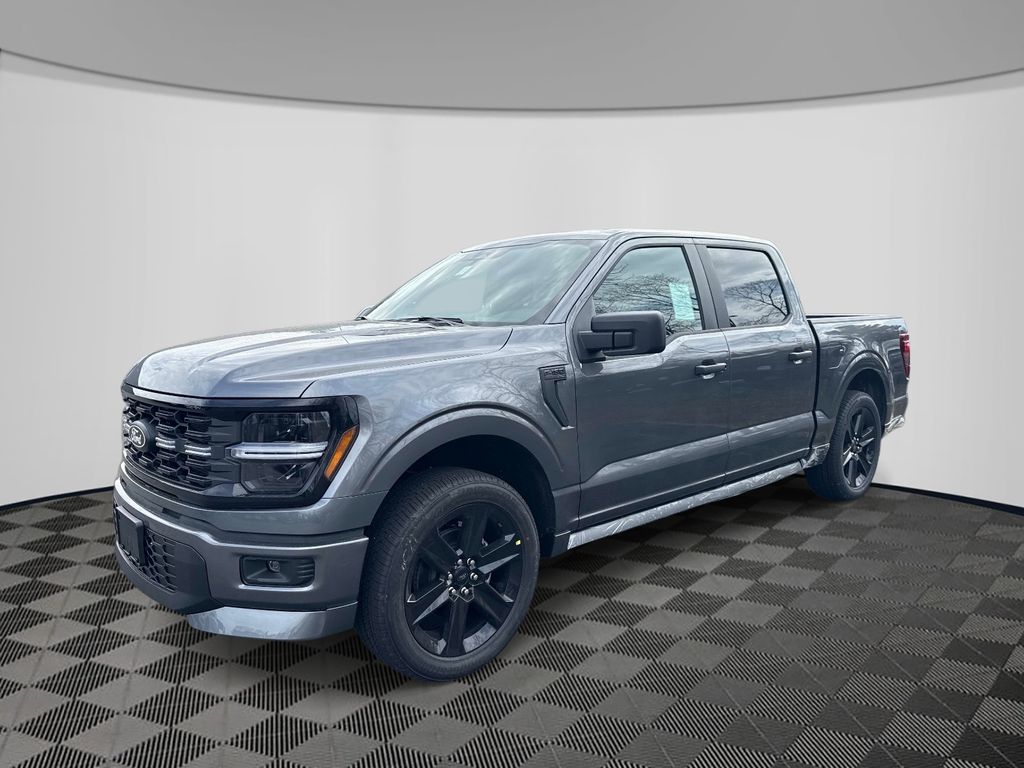 Gray 2026 Ford F-150 STX 4dr SuperCrew 4WD Pickup Truck Four-Wheel Drive Automatic
