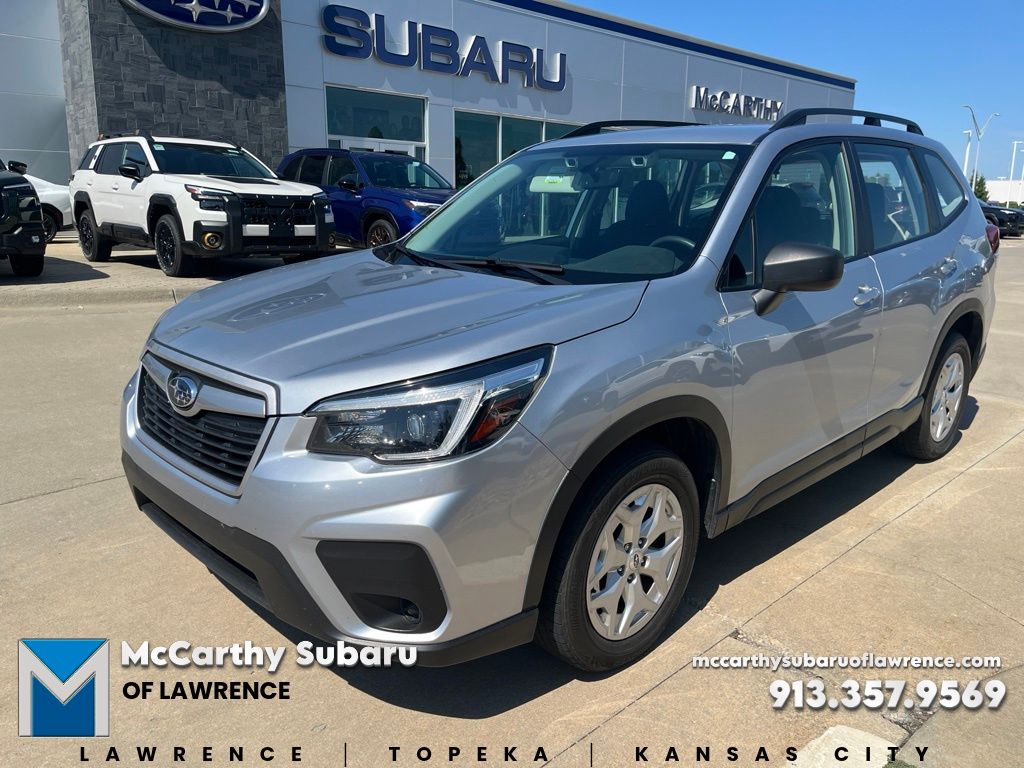 Ice Silver Metallic 2021 Subaru Forester SUV / Crossover All-Wheel Drive Continuously Variable Transmission