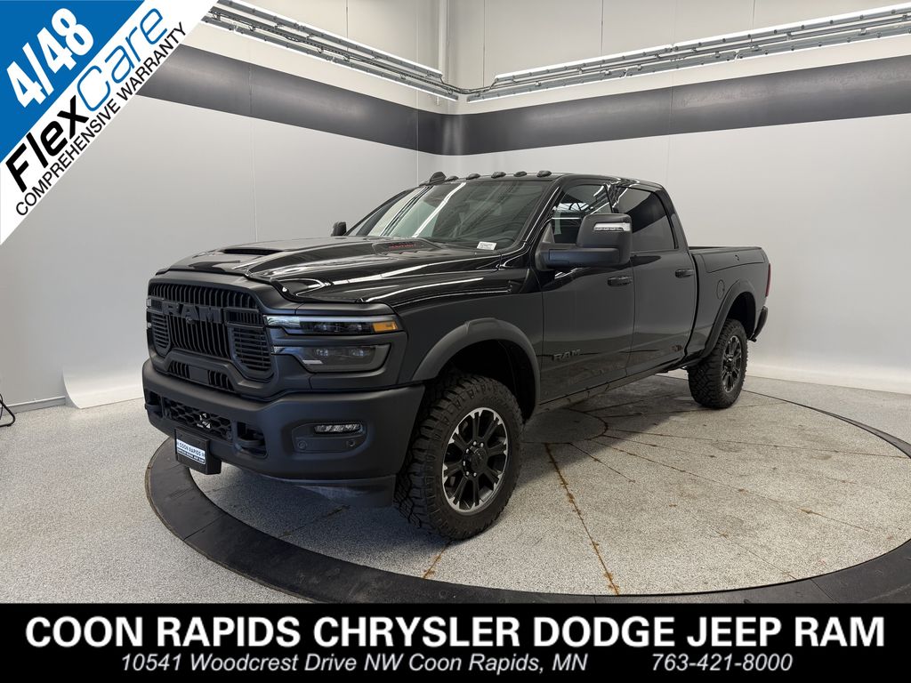 Diamond Black Crystal Pearlcoat 2026 RAM 2500 Pickup Truck Four-Wheel Drive 8-Speed Automatic