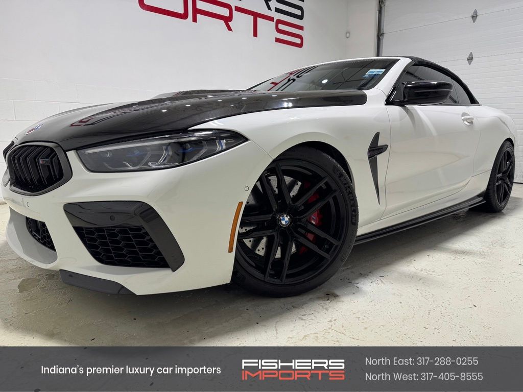 Alpine White 2023 BMW M8 Competition Convertible AWD Convertible All-Wheel Drive 8-Speed Automatic