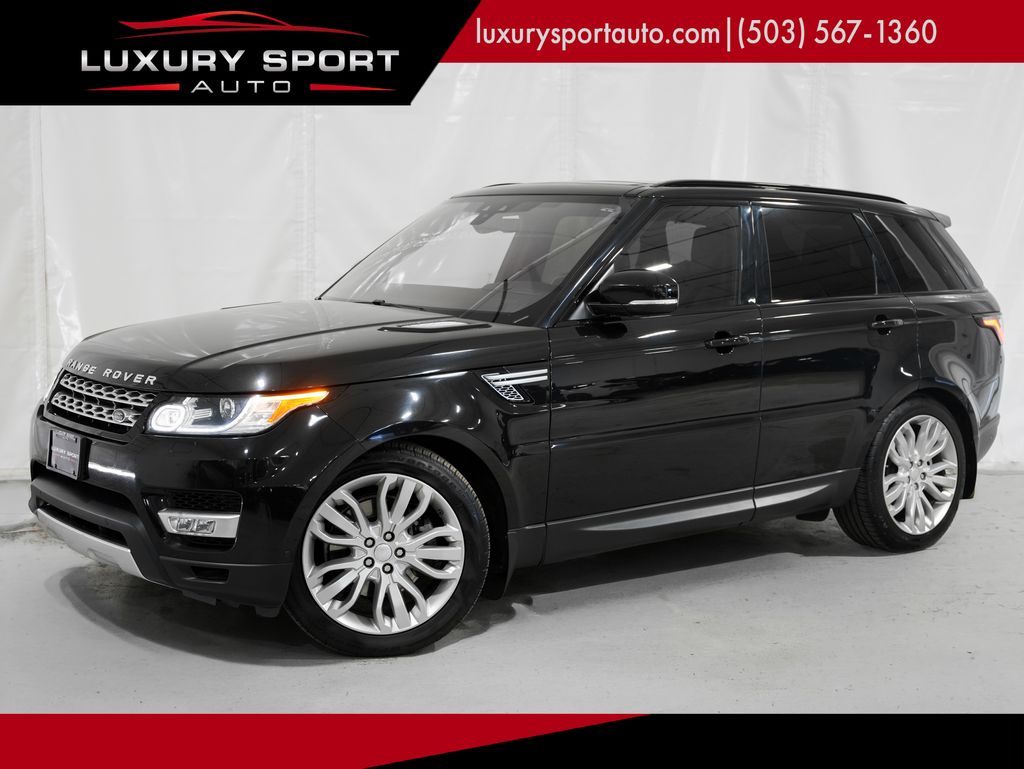Black 2017 Land Rover Range Rover Sport Td6 HSE 4WD SUV / Crossover All-Wheel Drive 8-Speed Automatic