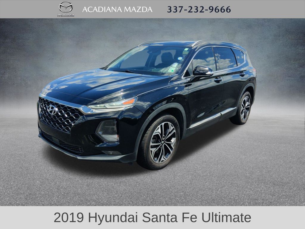 Twilight Black 2019 Hyundai Santa Fe 2.0T Ultimate FWD SUV / Crossover Front-Wheel Drive 8-Speed Automatic