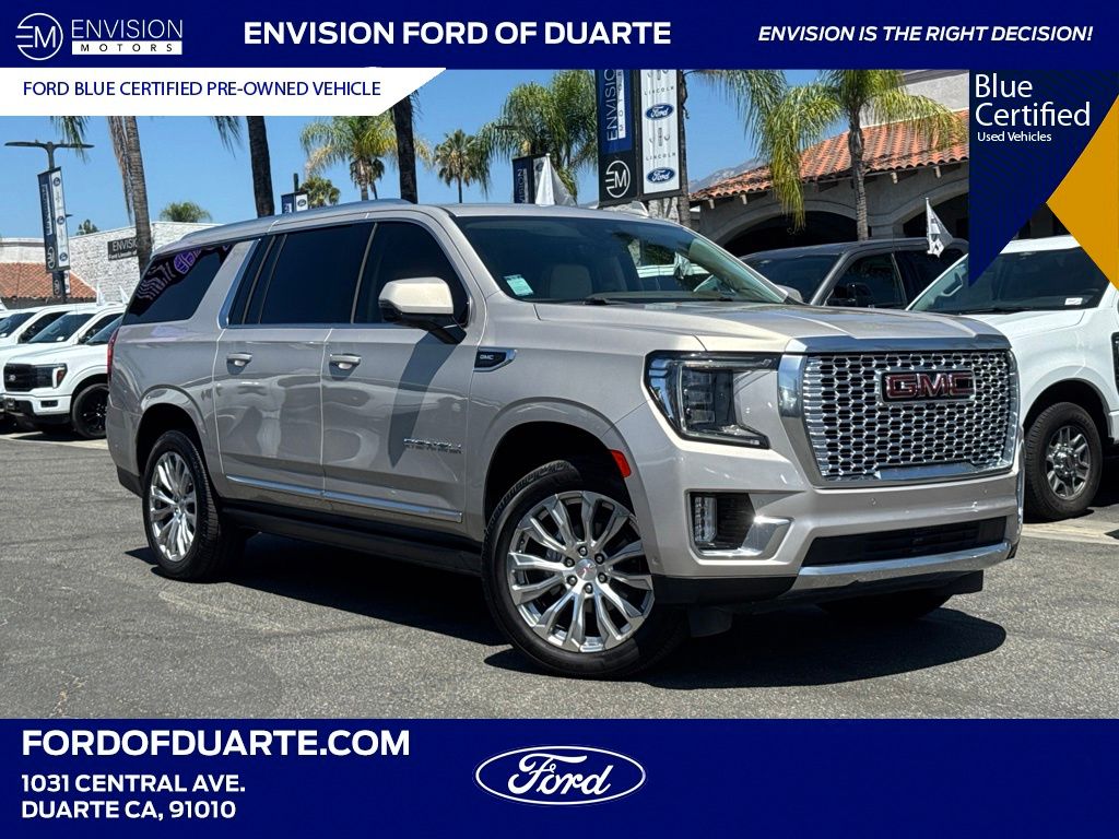 Brown (Pearl Beige Metallic) 2023 GMC Yukon XL SUV / Crossover Four-Wheel Drive