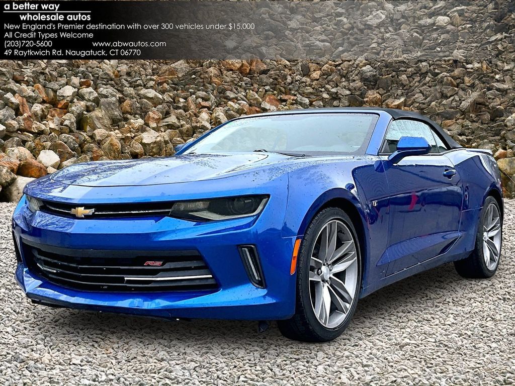 Hyper Blue Metallic 2018 Chevrolet Camaro LS Convertible RWD Convertible Rear-Wheel Drive 6-Speed Manual
