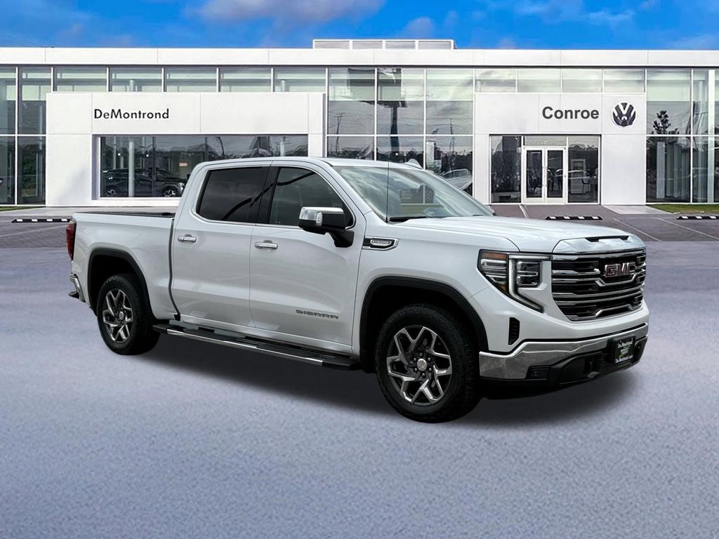 2023 GMC Sierra 1500 SLT White at DeMontrond Auto Country