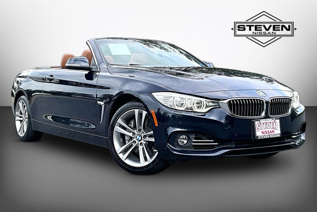 2017 BMW 4 Series Azul (Imperial Blue Metallic) Descapotable Tracción en las cuatro ruedas 8 velocidades Automática