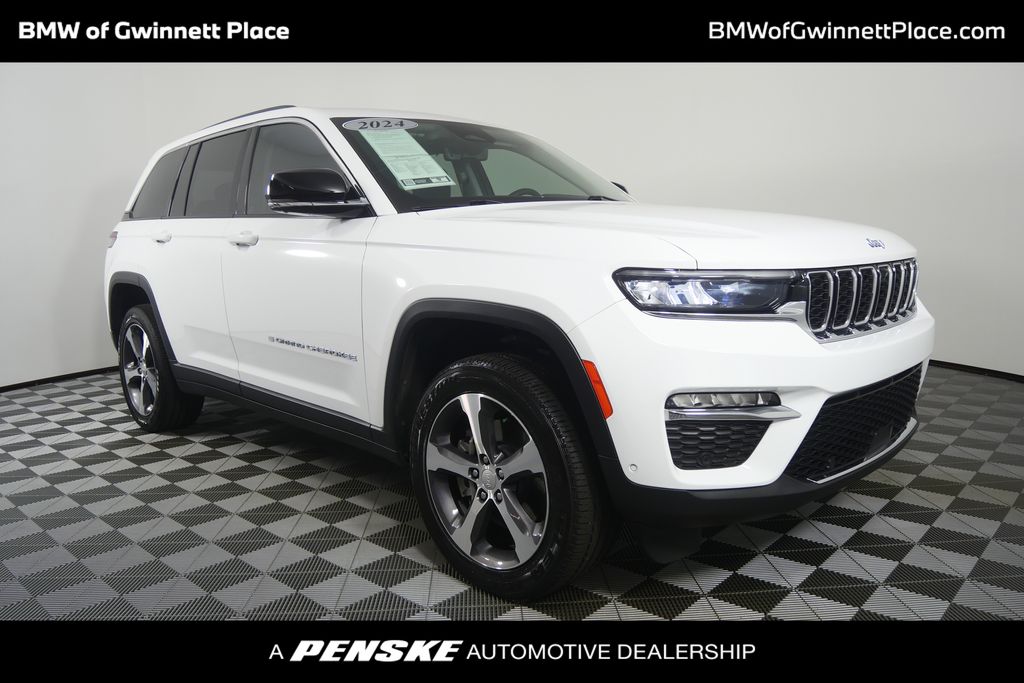 Bright White Clearcoat 2024 Jeep Grand Cherokee 4xe SUV / Crossover Four-Wheel Drive 8-Speed Automatic