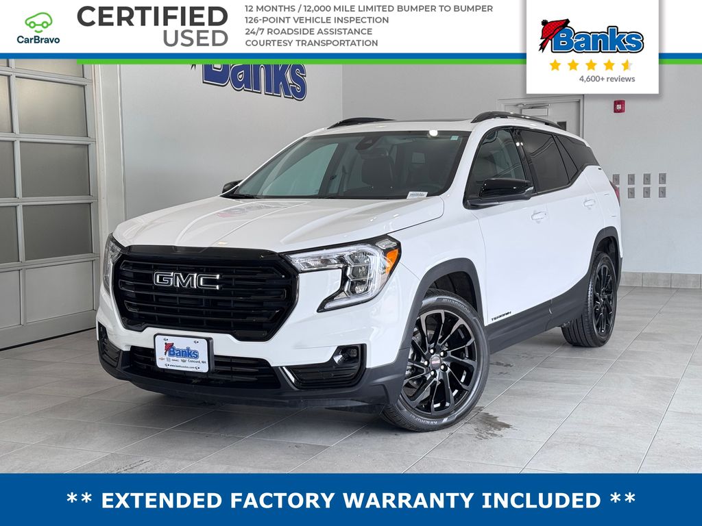 Summit White 2024 GMC Terrain SLT AWD SUV / Crossover All-Wheel Drive 9-Speed Automatic