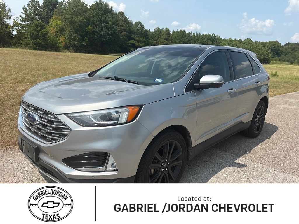 Iconic Silver Metallic 2020 Ford Edge SUV / Crossover Front-Wheel Drive 8-Speed Automatic
