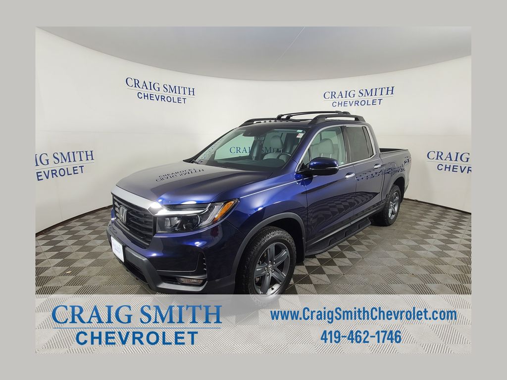 Black 2023 Honda Ridgeline Pickup Truck All-Wheel Drive 9-Speed Automatic