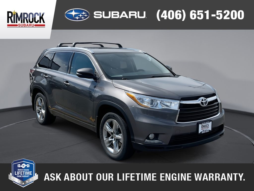 Predawn Gray Mica 2015 Toyota Highlander SUV / Crossover All-Wheel Drive 6-Speed Automatic Overdrive