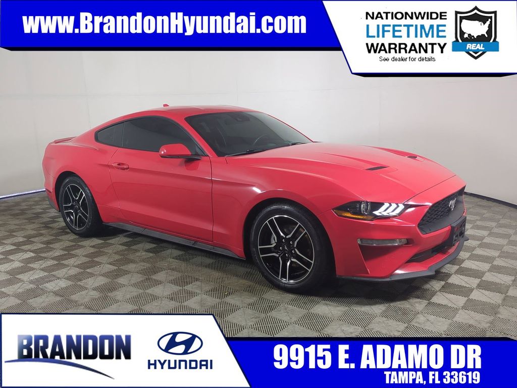 Race Red 2021 Ford Mustang EcoBoost Premium Coupe RWD Coupe Rear-Wheel Drive Automatic