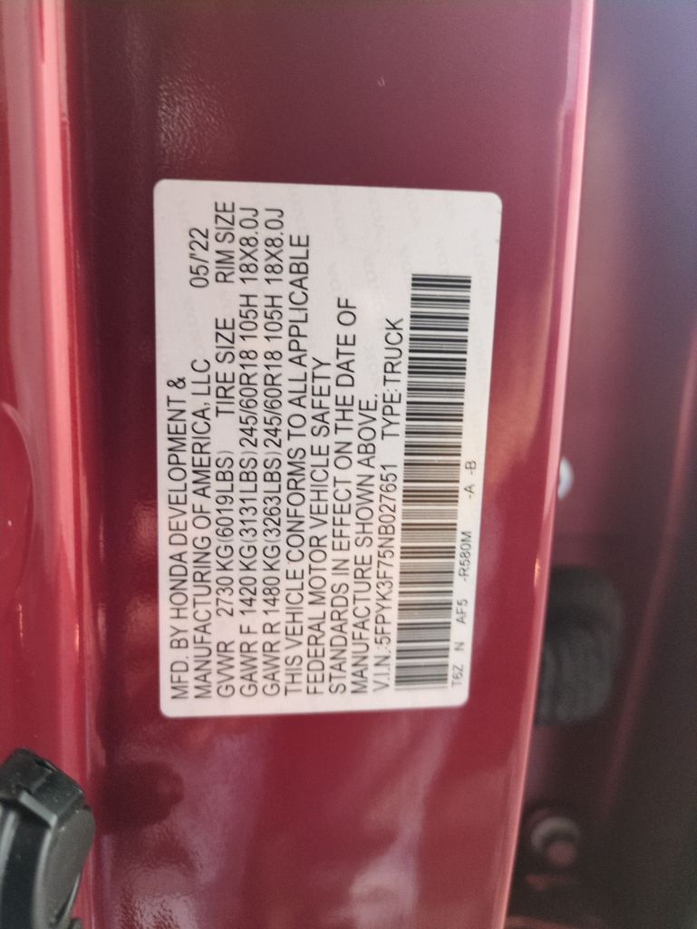 Used 2022 Honda Ridgeline RTL-E For Sale in Fort Wayne, IN