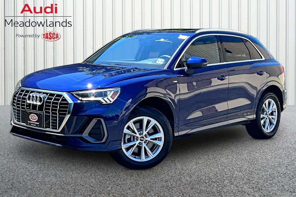 Blue Metallic 2025 Audi Q3 quattro Premium S Line 45 TFSI SUV / Crossover All-Wheel Drive 8-Speed Automatic