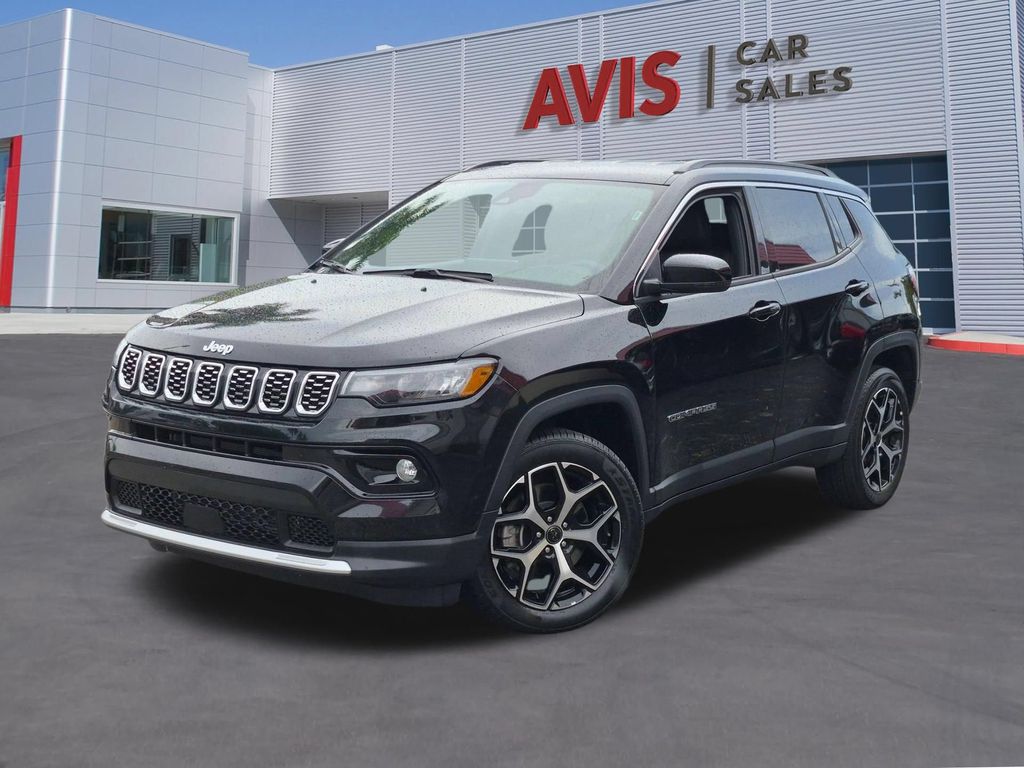 Diamond Black 2025 Jeep Compass SUV / Crossover Four-Wheel Drive 8-Speed Automatic