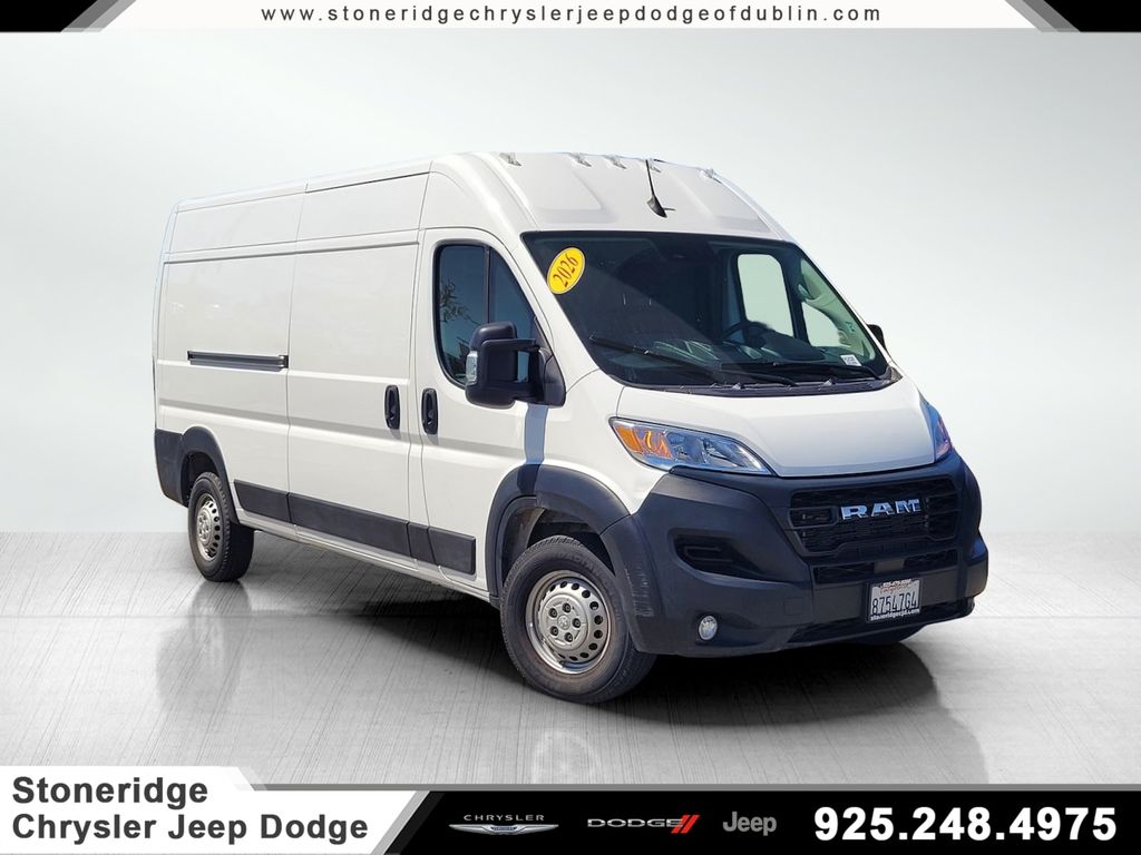 Bright White Clearcoat 2026 RAM ProMaster Van 9-Speed Automatic