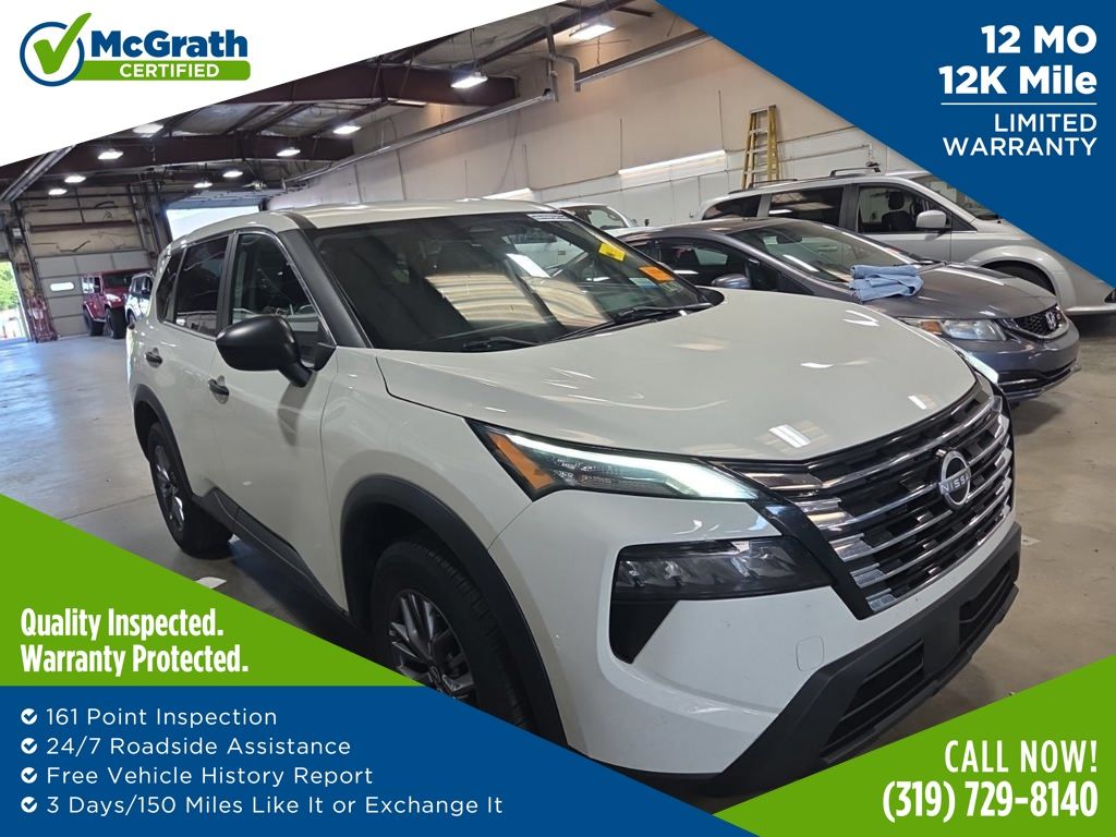 Glacier White 2024 Nissan Rogue SUV / Crossover All-Wheel Drive Continuously Variable Transmission