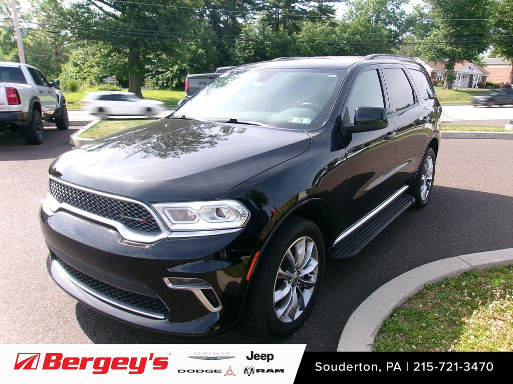 DB Black Crystal Clearcoat 2022 Dodge Durango SXT AWD SUV / Crossover All-Wheel Drive 8-Speed Automatic