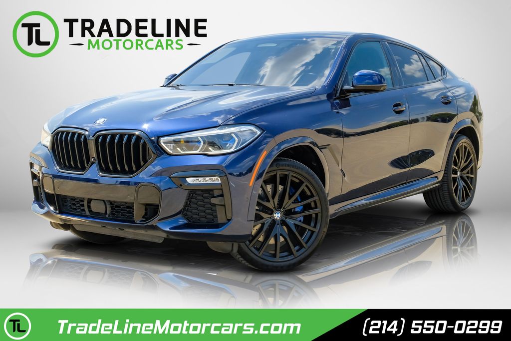 Tanzanite Blue II Metallic 2021 BMW X6 SUV / Crossover All-Wheel Drive 8-Speed Automatic