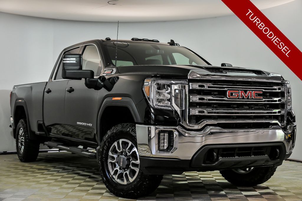 Black 2023 GMC Sierra 3500HD Pickup Truck Four-Wheel Drive Automatic