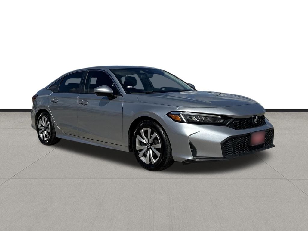 2025 Honda Civic LX Silver at Community Honda