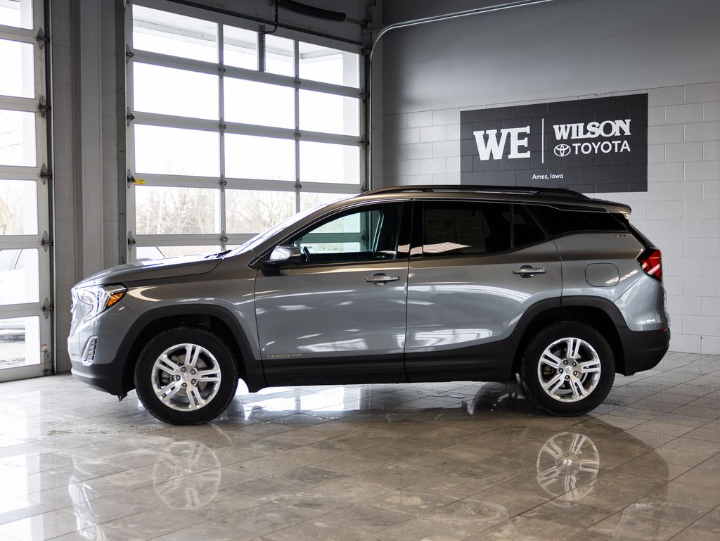 Gray (Satin Steel Metallic) 2020 GMC Terrain SLE AWD SUV / Crossover Four-Wheel Drive 9-Speed Automatic