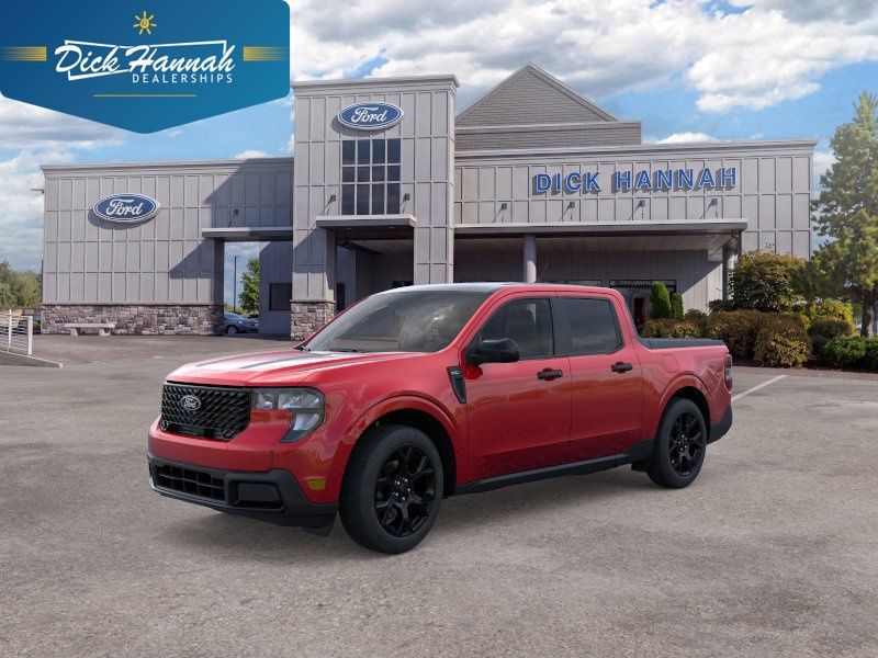 Ruby Red Metallic Tinted Clearcoat 2025 Ford Maverick Pickup Truck All-Wheel Drive 8-Speed Automatic