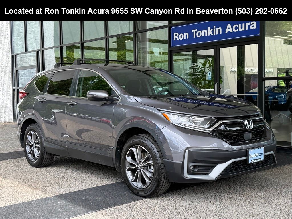 Gray (Modern Steel Metallic) 2020 Honda CR-V EX AWD SUV / Crossover All-Wheel Drive Continuously Variable Transmission