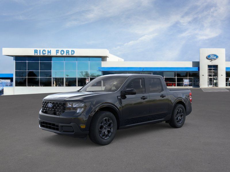 Shadow Black 2025 Ford Maverick Pickup Truck Front-Wheel Drive Continuously Variable Transmission