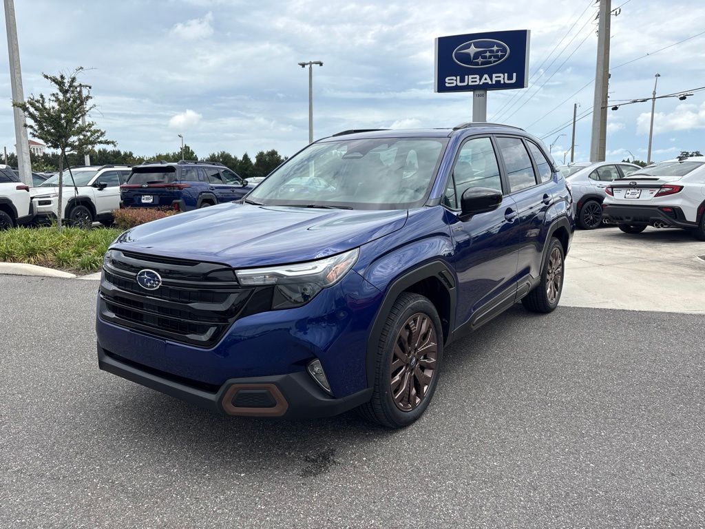 Blue 2026 Subaru Forester Hybrid SUV / Crossover All-Wheel Drive Continuously Variable Transmission