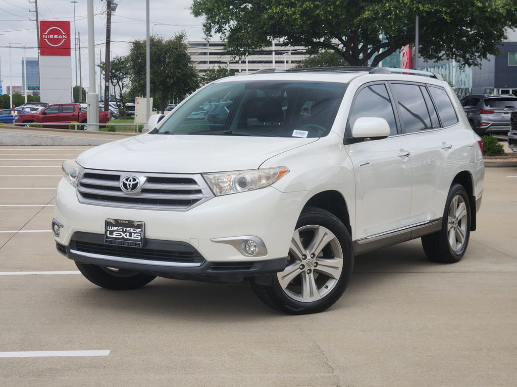 2012 Toyota Highlander Limited White at Emmons Autoplex
