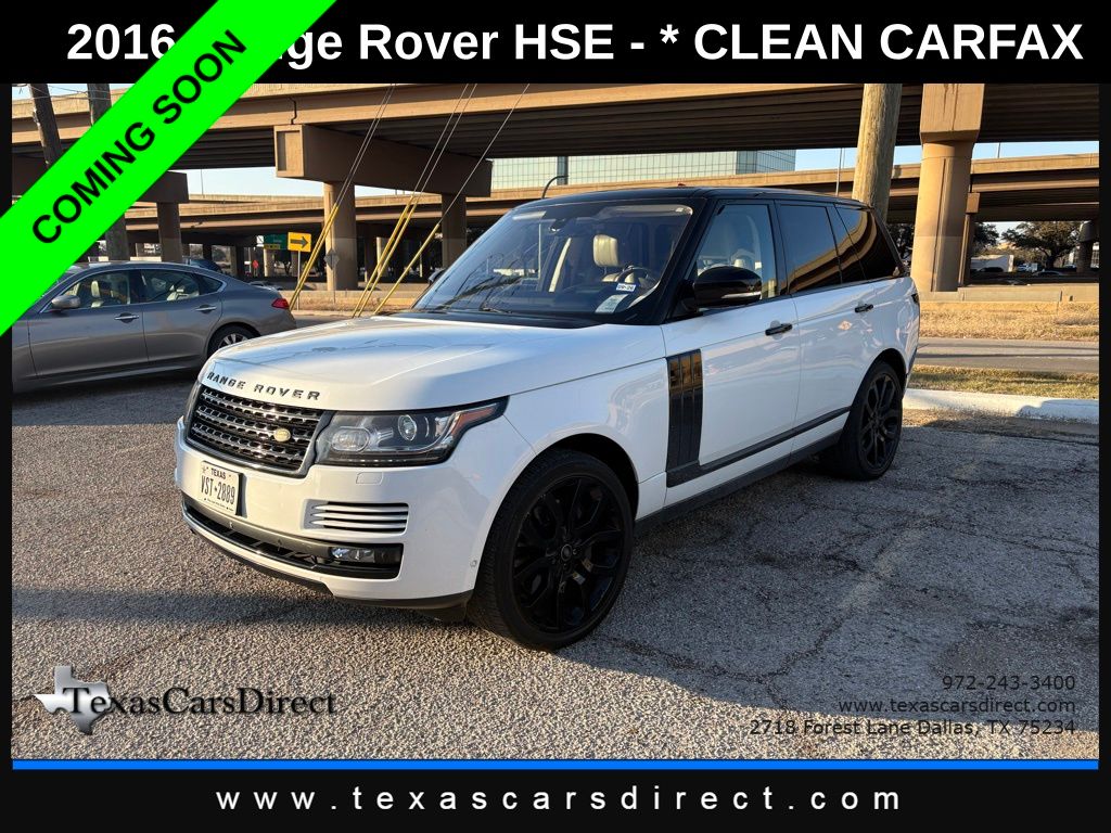 2016 Land Rover Range Rover V6 HSE 4WD