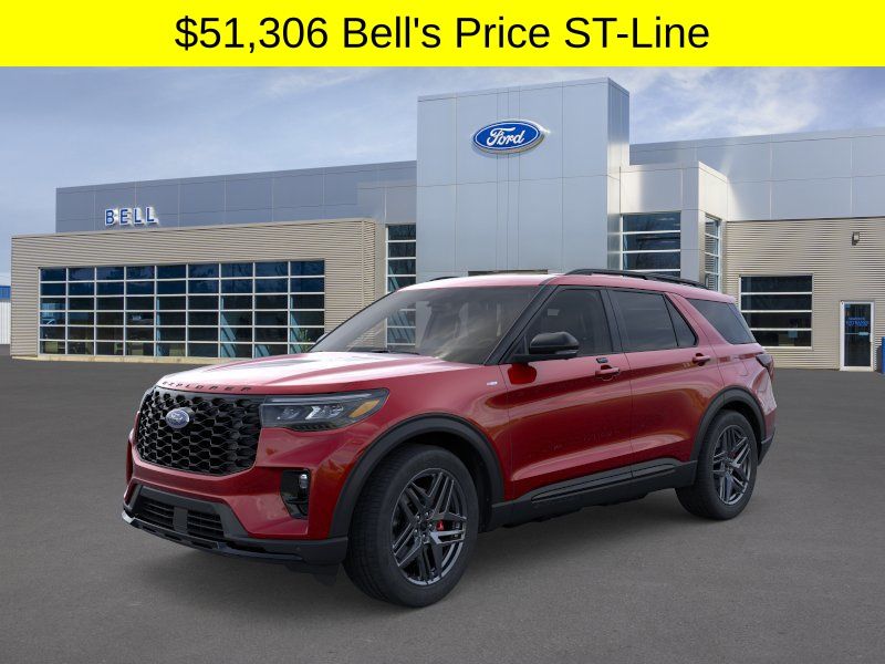 Red Metallic 2026 Ford Explorer SUV / Crossover All-Wheel Drive Automatic