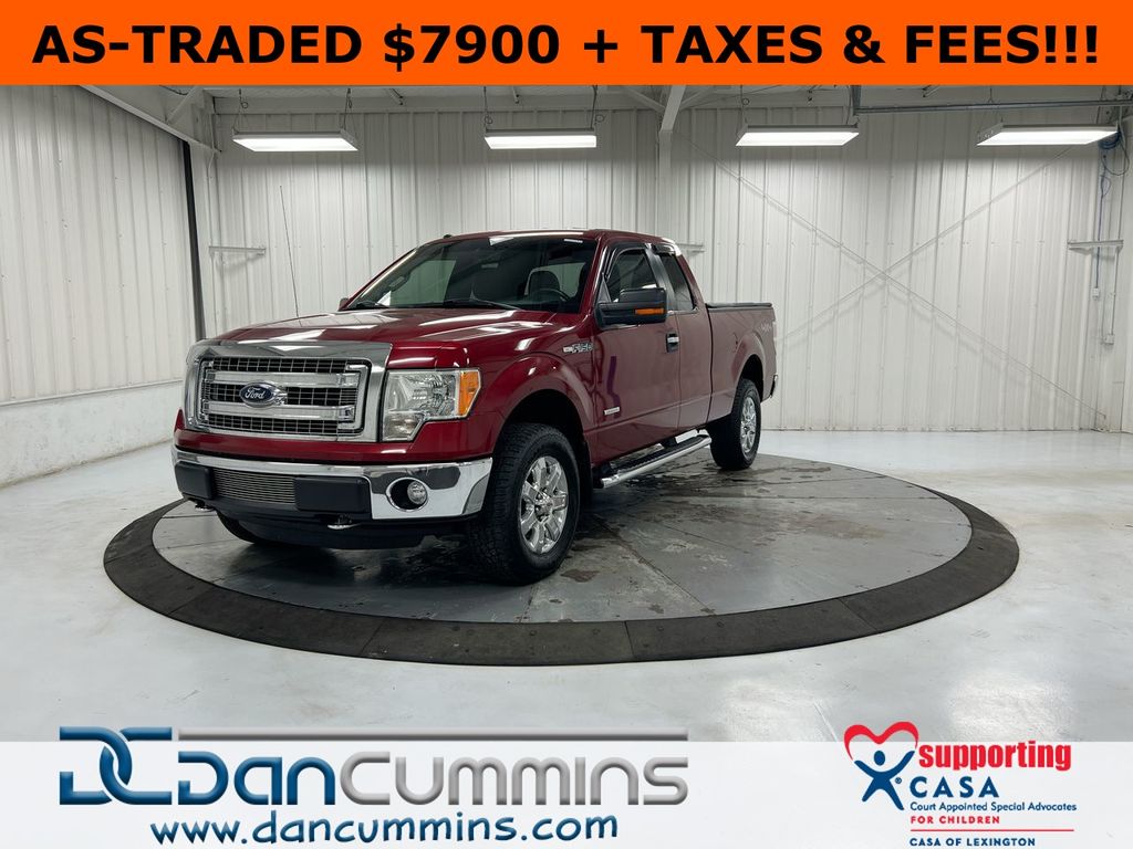 Ruby Red Metallic 2013 Ford F-150 XLT SuperCab 4WD Pickup Truck Four-Wheel Drive 6-Speed Automatic