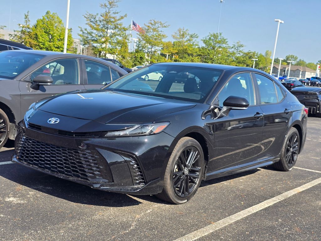 Certified Used 2025 Black Toyota SE image 4