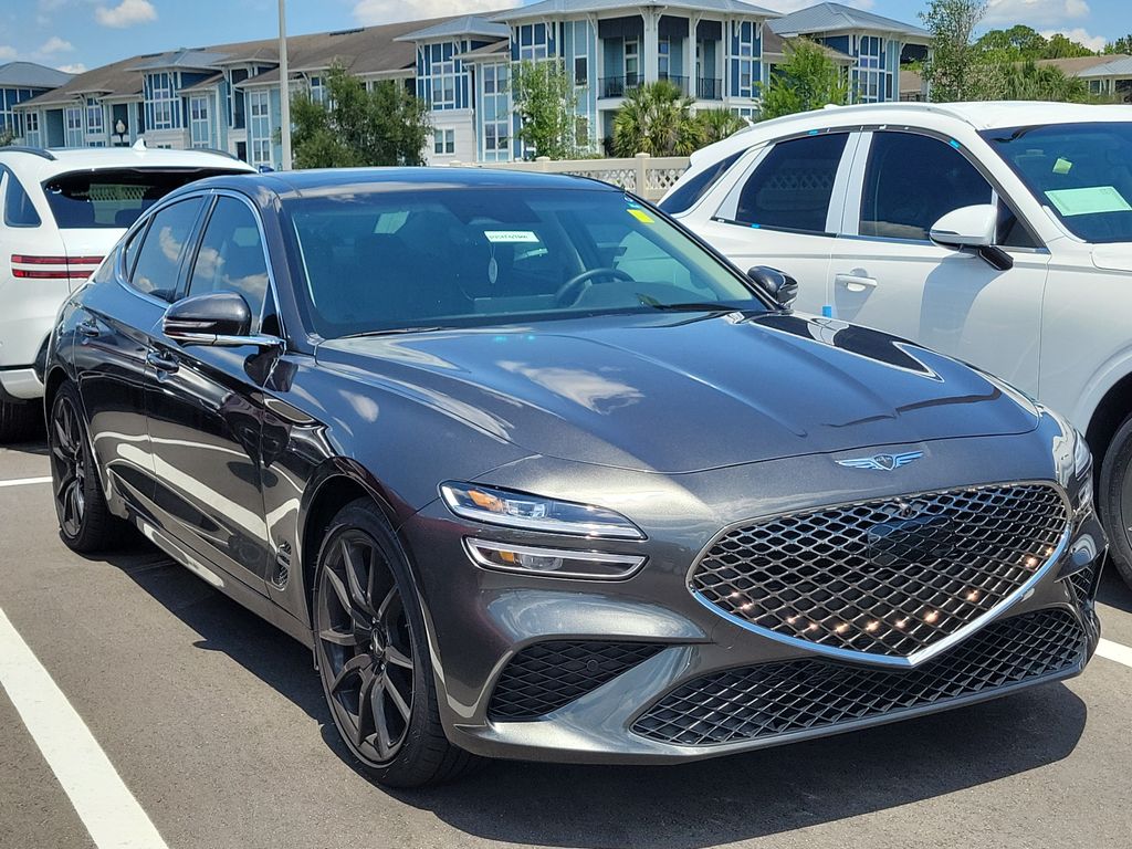 Makalu Gray 2026 Genesis G70 Sedan Rear-Wheel Drive 8-Speed Automatic